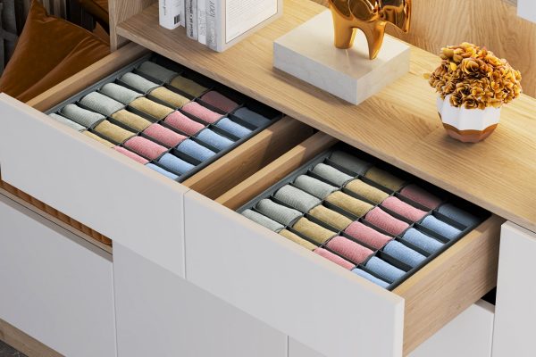 how to organize sock drawer