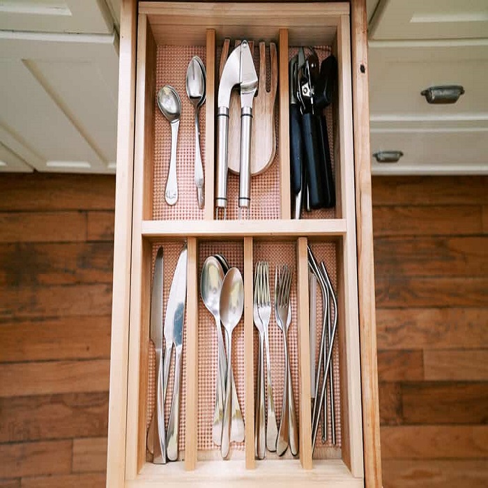 diy silverware drawer organizer