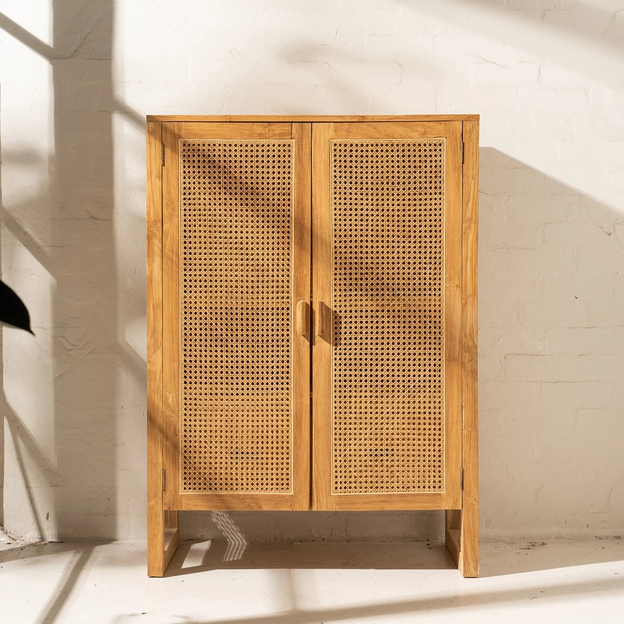 rattan cabinet